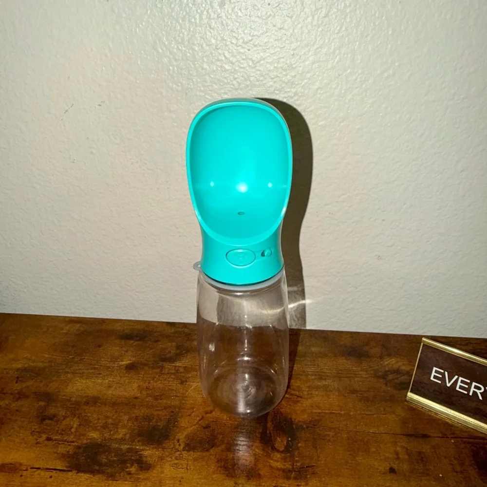 Portable Dog Water Bottle - Teal Blue